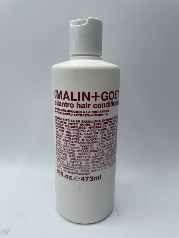 Photo 2 of Malin + Goetz Cilantro Conditioner — Residue-Free, Lightweight Scalp Treatment. Conditions, Detangles, Balances pH, Intensely Hydrates. Tames Frizz for all Hair Types. Unisex Vegan and Cruelty-Free 16 Fl Oz (Pack of 1)