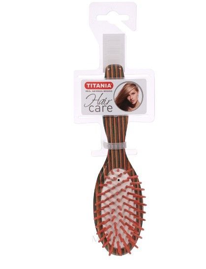 Photo 1 of Wooden Massage Hair Brush, 17.5 cm