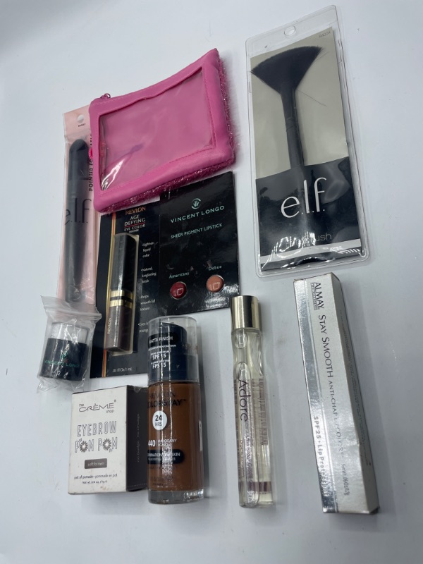 Photo 2 of Miscellaneous Variety Brand Name Cosmetics Including (E.L.F, Vincent Longo, Revlon, Adore, Maybeline) And Discontinued Items