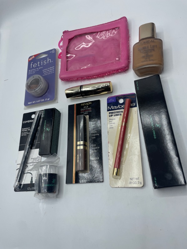 Photo 2 of Miscellaneous Variety Brand Name Cosmetics Including (E.L.F, Vincent Longo, Revlon, Covergirl, Maybelline) And Discontinued Items