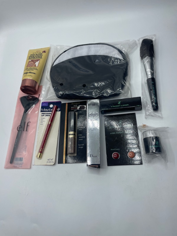 Photo 2 of Miscellaneous Variety Brand Name Cosmetics Including (E.L.F, Vincent Longo, Revlon, DIOR, Sally Hansen, Maybeline) And Discontinued Items