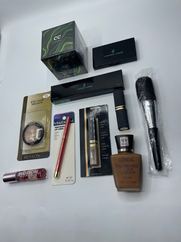 Photo 2 of Miscellaneous Variety Brand Name Cosmetics Including (Blossom, Vincent Longo, Revlon, Loreal, Maybelline) And Discontinued Items
