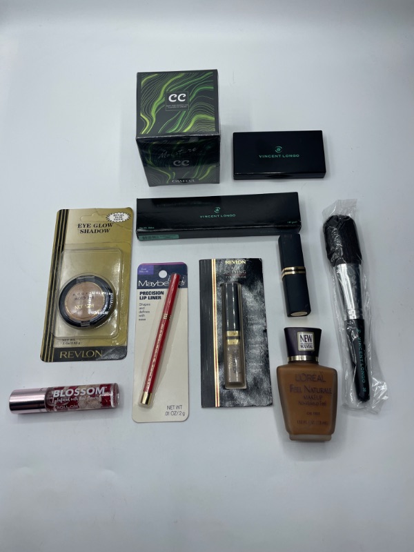 Photo 1 of Miscellaneous Variety Brand Name Cosmetics Including (Blossom, Vincent Longo, Revlon, Loreal, Maybelline) And Discontinued Items