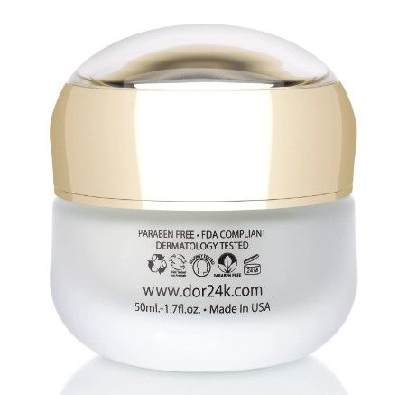 Photo 1 of 24k Gold Infused Multi Vitamin Recovery 24h Moisturizer Concentrated with Precious Metals Natural Collagen Production Younger Healthier Skin Green Tea Reduce Inflammation Improves Skin Elasticity Adds Suppleness to Skin New 