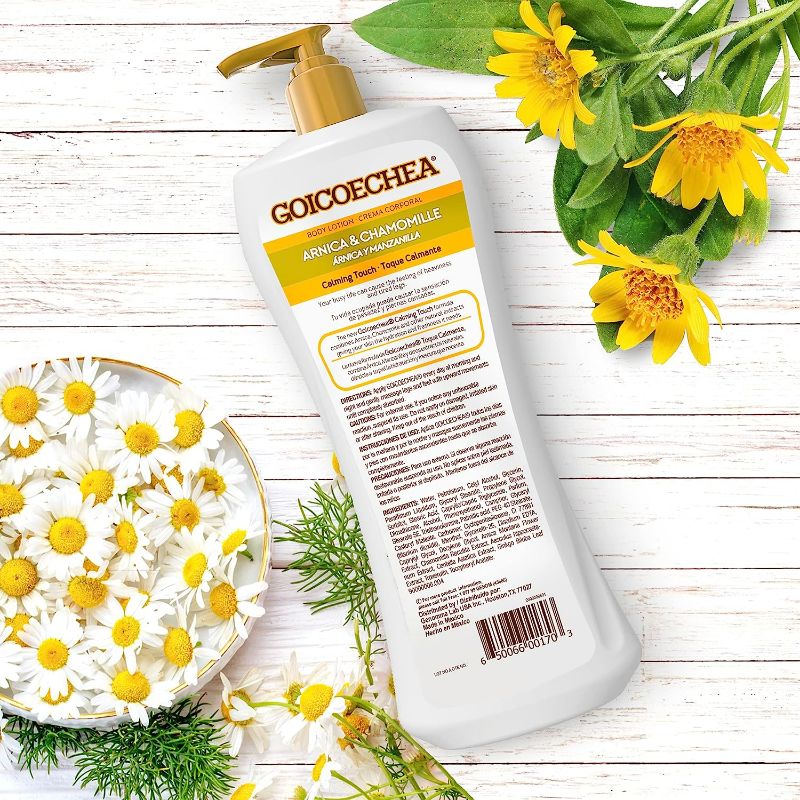 Photo 4 of Goicoechea Calming Touch Body Lotion, Moisturizing Skin Care with Arnica & Chamomile, Improves Appearance of Varicose Veins & Blemishes, Smooths & Tones, 13.5 oz