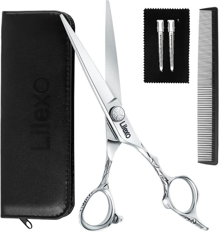Photo 1 of Japanese Cutting Shears Includes 1 Oil 1 Comb 1 Cloth and 2 Clips With Carrying Case New 