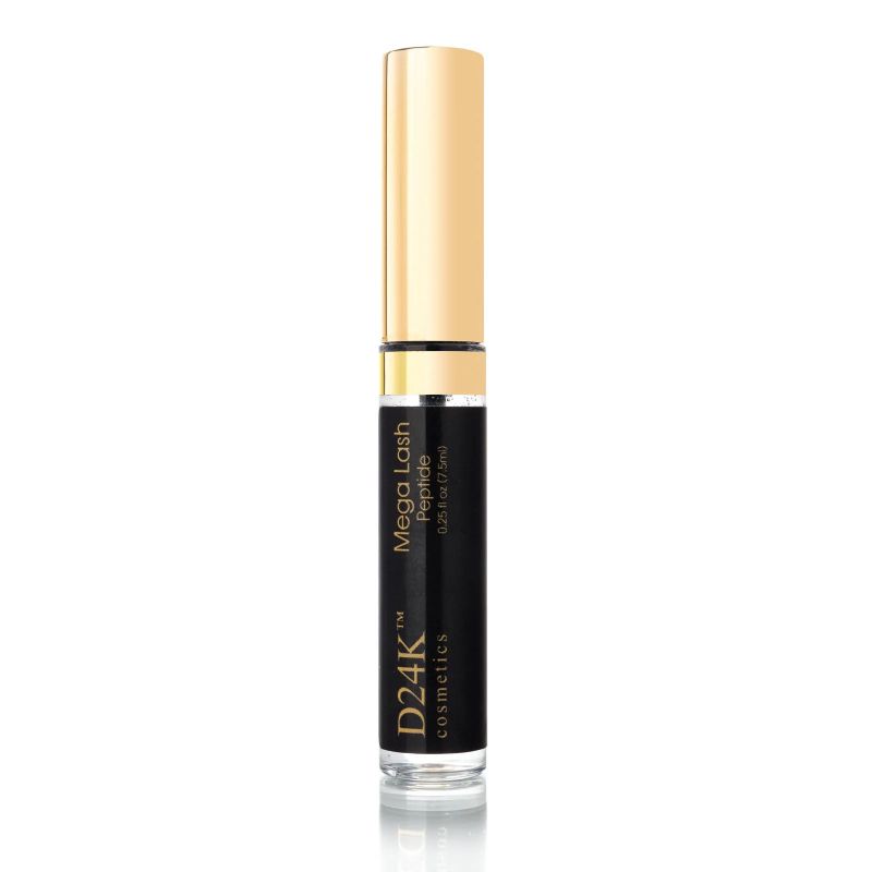 Photo 2 of 24k Gold Infused Mega Lash Serum Promote Longer Thicker Stronger Eyelashes Includes Biotin Peptides Plant Stem Cells Condition and Nourish Lashes New