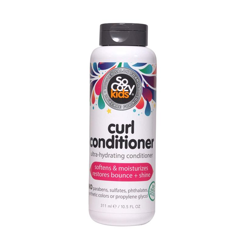 Photo 1 of  SoCozy Curl Conditioner | For Kids Hair | Softens, Restores Bounce and Shine | No Parabens, Sulfates, Synthetic Colors or Dyes, Sweet-Crème, 10.5 Fl Oz