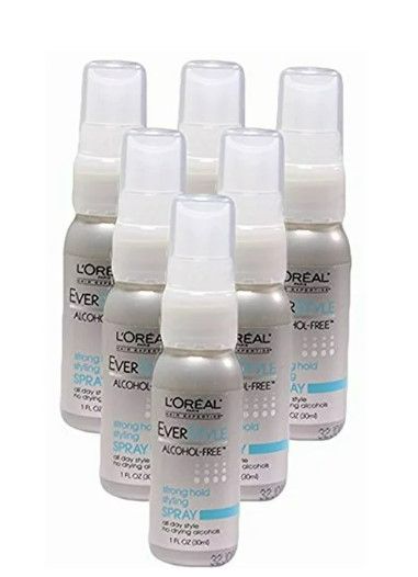 Photo 1 of Loreal Paris Everstyle Strong Hold Styling Spray, Alcohol-Free, 1 Oz. (Travel Size) Pack Of 6