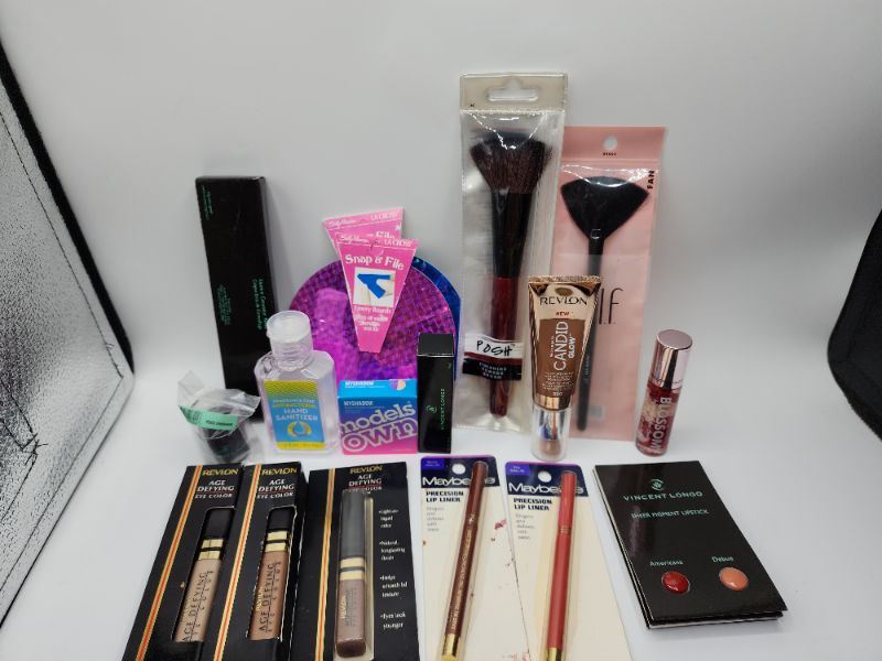 Photo 3 of Miscellaneous Variety Brand Name Cosmetics Including (( Posh, Elf, Revlon, Blossom, Loreal, Sally Hansen, Maybelline, Model Owns Vincent Longo))  Including Discontinued Makeup Products