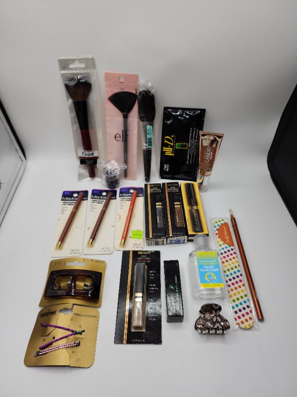 Photo 1 of Miscellaneous Variety Brand Name Cosmetics Including (( Wella, Elf, Revlon, Posh,  Sally Hansen, Maybelline, Jordana, Vincent Longo))  Including Discontinued Makeup Products