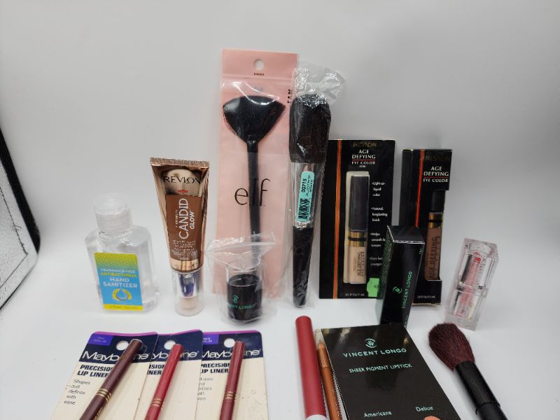 Photo 2 of Miscellaneous Variety Brand Name Cosmetics Including ((  Elf, Revlon, Blossom, Sally Hansen, Maybelline, Jordana, Vincent Longo))  Including Discontinued Makeup Products