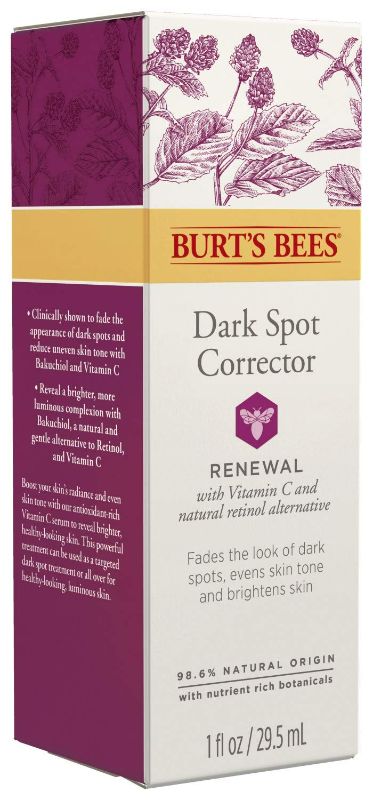 Photo 4 of Burt's Bees Renewal Dark Spot Corrector - Natural Retinol Alternative with Bakuchiol, 1oz - Hydrating & Brightening Cream