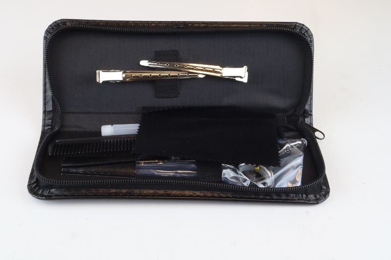 Photo 3 of Japanese Cutting Shears Includes 1 Oil 1 Comb 1 Cloth and 2 Clips With Carrying Case New 