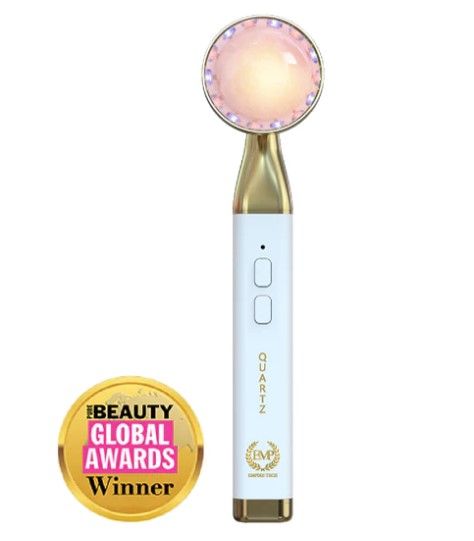 Photo 1 of LED Rose Quartz Vibration Tech Diminish Fine Lines Brighten Skin Tone Increase Lymphatic Drainage Reduce Blood Vessels Minimize Pores Boost Blood Flow Reduce Puffiness Eliminate Toxins Skin Cell Renewal New 