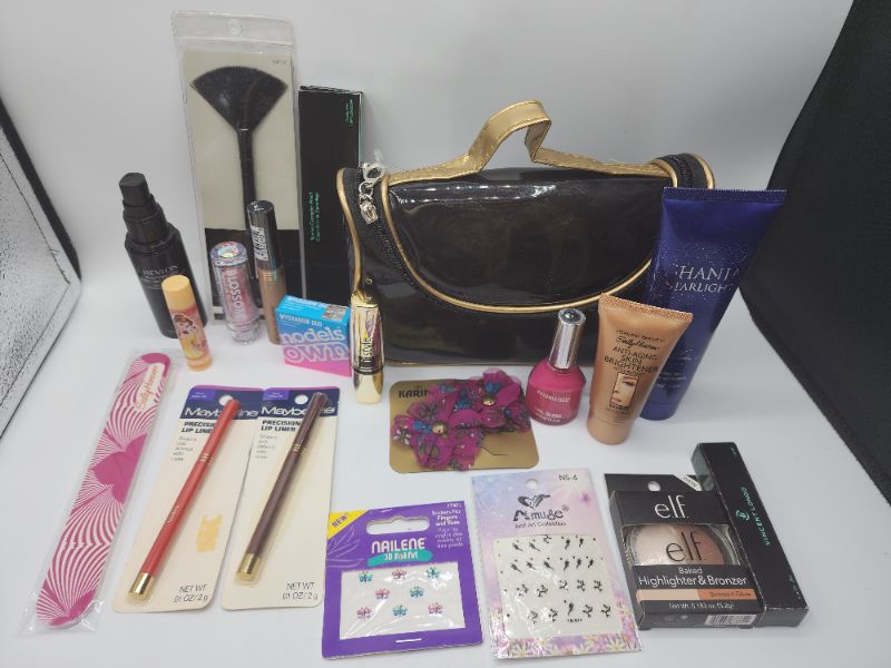 Photo 1 of Miscellaneous Variety Brand Name Cosmetics Including (( Maybelline, Sally Hansen,  Elf, Vincent Longo, Blossom, Model Own, It Style, Naileline)) Including Discontinued Makeup Products