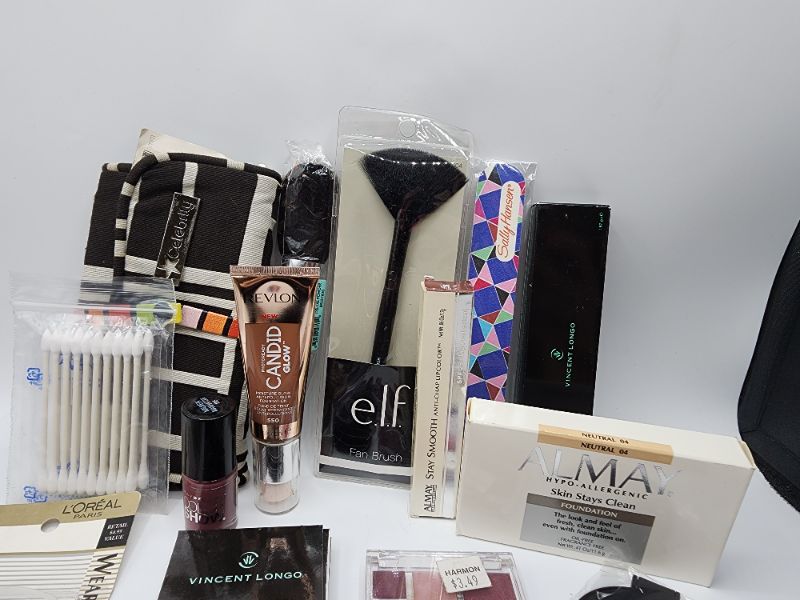 Photo 3 of Miscellaneous Variety Brand Name Cosmetics Including (( Elf, Almay, Vincent Longo, Sally Hansen, Revlon, Loreal, Fetish, Maybelline, DuraColour))  Including Discontinued Makeup Products