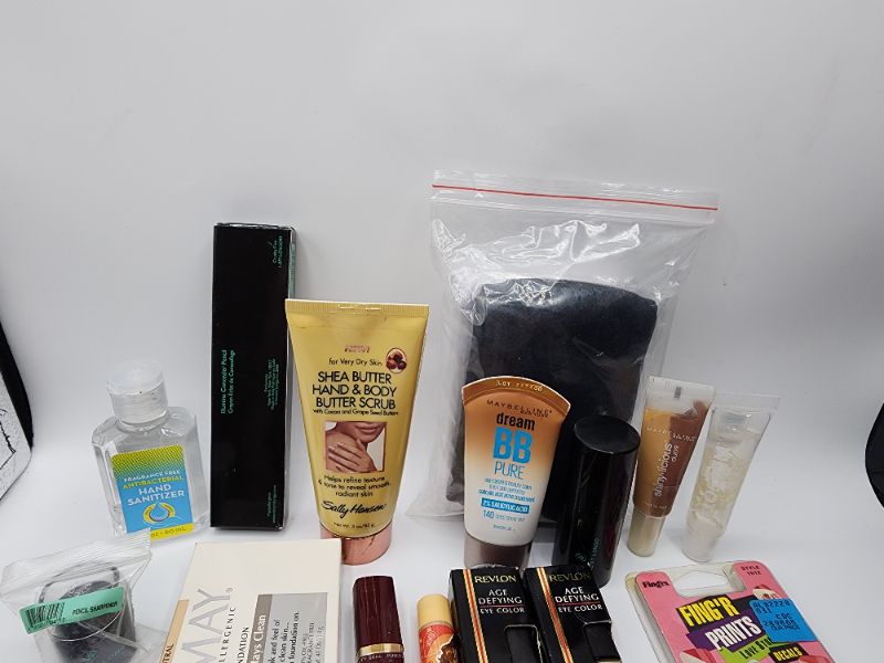 Photo 3 of Miscellaneous Variety Brand Name Cosmetics Including (( NYC, Vincent Longo, Shania Starlight, Sally Hansen, Revlon, DuraColur, Miss Spa, Maybelline, Blossom))  Including Discontinued Makeup Products