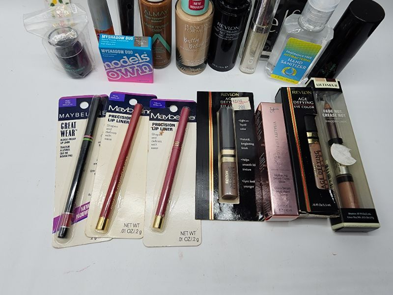 Photo 2 of Miscellaneous Variety Brand Name Cosmetics Including (( Vincent Longo, Almay, Sally Hansen, Revlon, Haus, Physicians Formula, Maybelline, Models Own, It, Ultima II ))  Including Discontinued Makeup Products