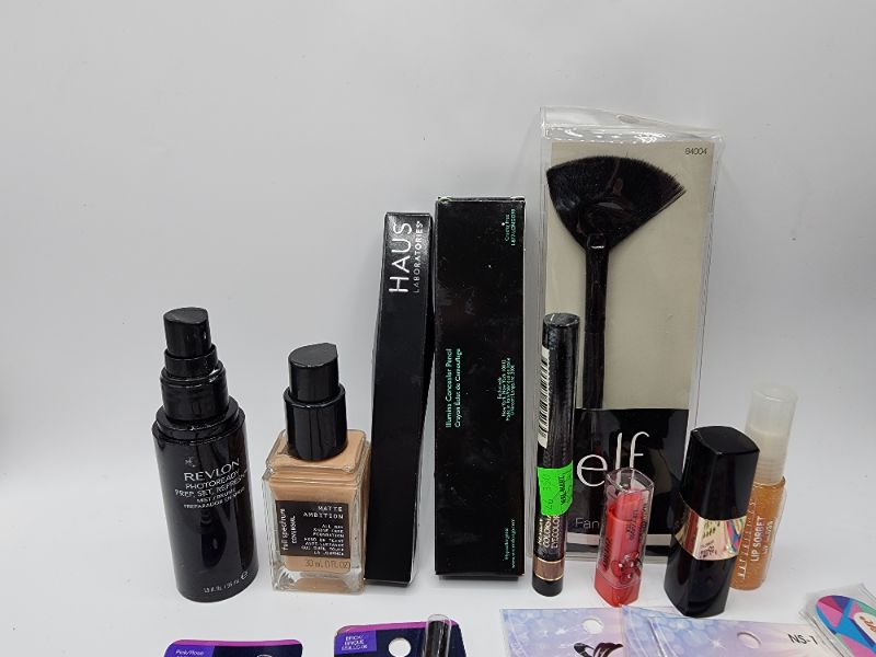 Photo 2 of Miscellaneous Variety Brand Name Cosmetics Including (( Elf, Vincent Longo, Sally Hansen, Revlon, Maybelline, Almay, Mally, Haus))  Including Discontinued Makeup Products