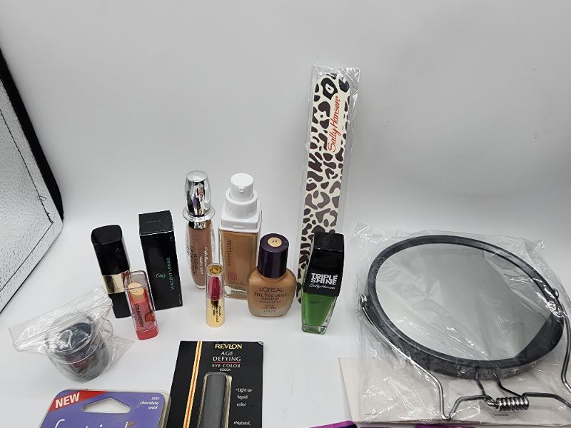 Photo 3 of Miscellaneous Variety Brand Name Cosmetics Including ((Fetish, Vincent Longo, Sally Hansen, Revlon, Maybelline, Loreal, Naturistics, Fetish))  Including Discontinued Makeup Products