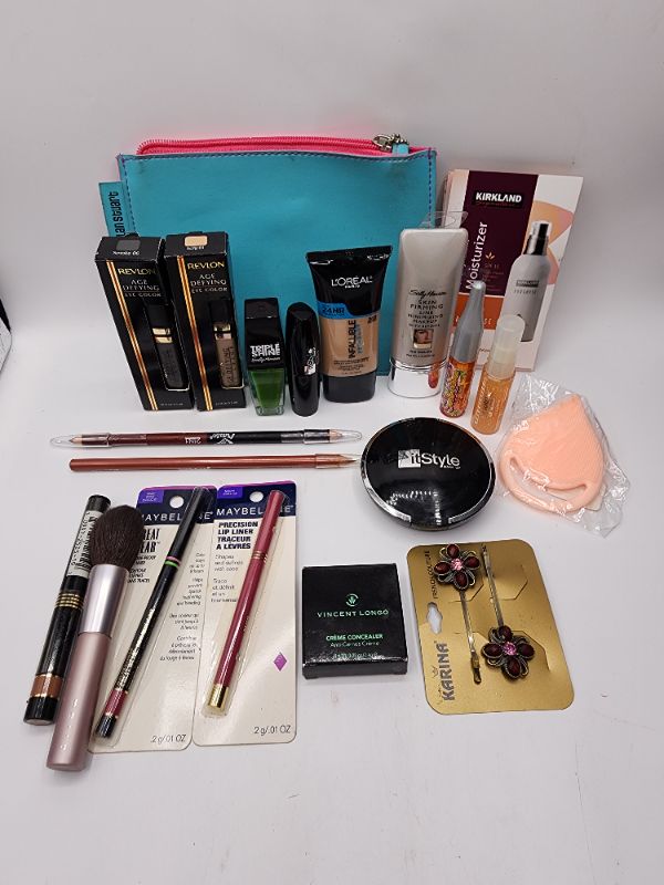 Photo 1 of Miscellaneous Variety Brand Name Cosmetics Including (( It Style, Vincent Longo, Sally Hansen, Revlon, Maybellin, Mally, Kirkland))  Including Discontinued Makeup Products