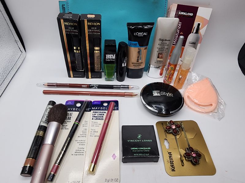 Photo 2 of Miscellaneous Variety Brand Name Cosmetics Including (( It Style, Vincent Longo, Sally Hansen, Revlon, Maybellin, Mally, Kirkland))  Including Discontinued Makeup Products