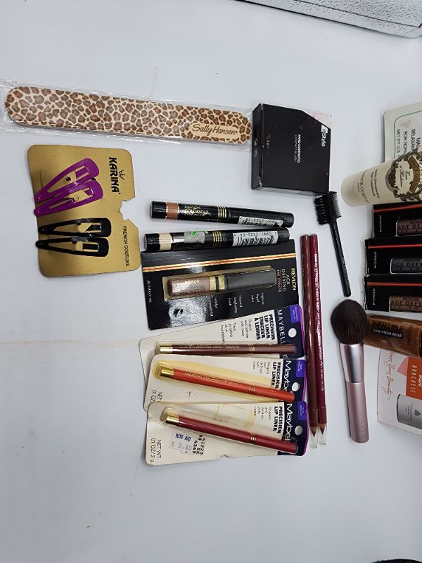 Photo 2 of Miscellaneous Variety Brand Name Cosmetics Including (( Loreal, Kirkland, Cabot, It Style, Revlon, Maybelline, Mally, Jordana, Sally Hanson)) Including Discontinued Makeup Products