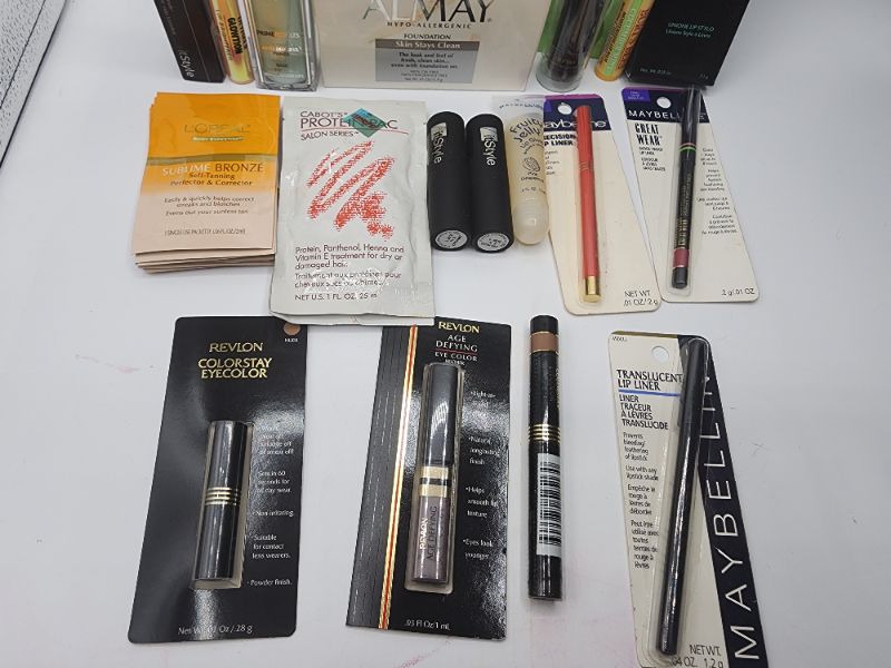 Photo 2 of Miscellaneous Variety Brand Name Cosmetics Including ((Cabot, Elf, Models Own, Burts Bees, Almay, Revlon, Loreal, Vincent Longo, ItStyle, Fruity Jelly)) Including Discontinued Makeup Products