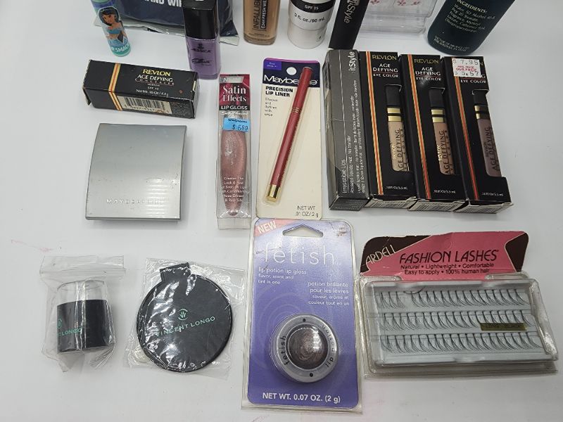 Photo 2 of Miscellaneous Variety Brand Name Cosmetics Including ((Cabot, Ardell, Fetish, Jessica II, Revlon, Wella, Vincent Longo, ItStyle, Maybelline)) Including Discontinued Makeup Products