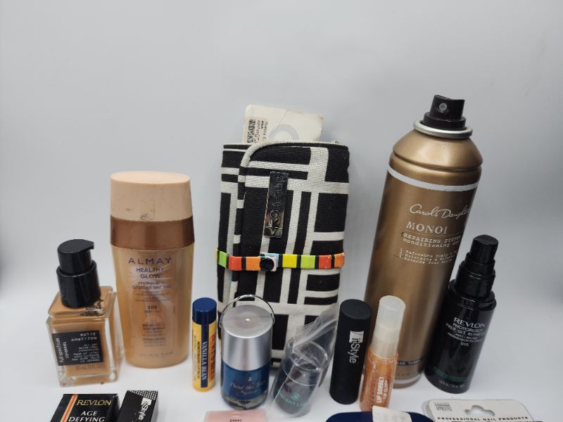 Photo 2 of Miscellaneous Variety Brand Name Cosmetics Including (( Revlon, Wella, Vincent Longo, ItStyle, Maybelline, Elf, Fruity Jelly, Pro, Natureistic, Almay, BurtsBees)) Including Discontinued Makeup Products