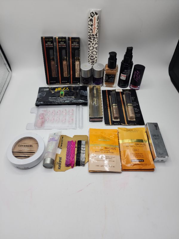 Photo 1 of Miscellaneous Variety Brand Name Cosmetics Including (( Revlon, Sally Hansen, Wella, CoverGirl, Loreal, Amuse)) Including Discontinued Makeup Products