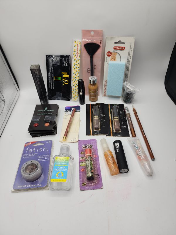 Photo 1 of Miscellaneous Variety Brand Name Cosmetics Including ((Elf, Wella, Titania, Vincent Longo, Itstyle, Blossom)) Including Discontinued Makeup Products