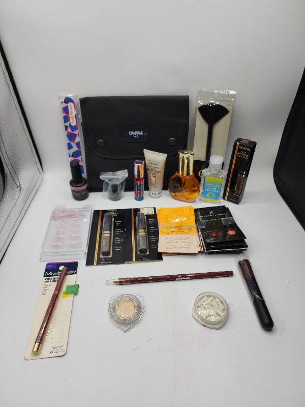 Photo 1 of Miscellaneous Variety Brand Name Cosmetics Including (( Sally Hansen, Elf, Revlon, Blossom, Gel, Vincent Longo, Maybelline, Natureistic)) Including Discontinued Makeup Products