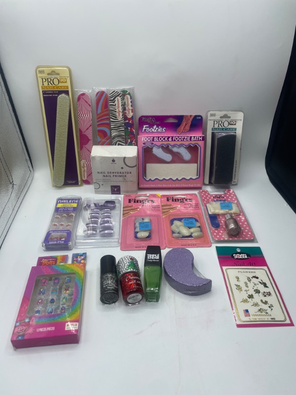 Photo 1 of Miscellaneous Nail Kit with Discontinued Products 