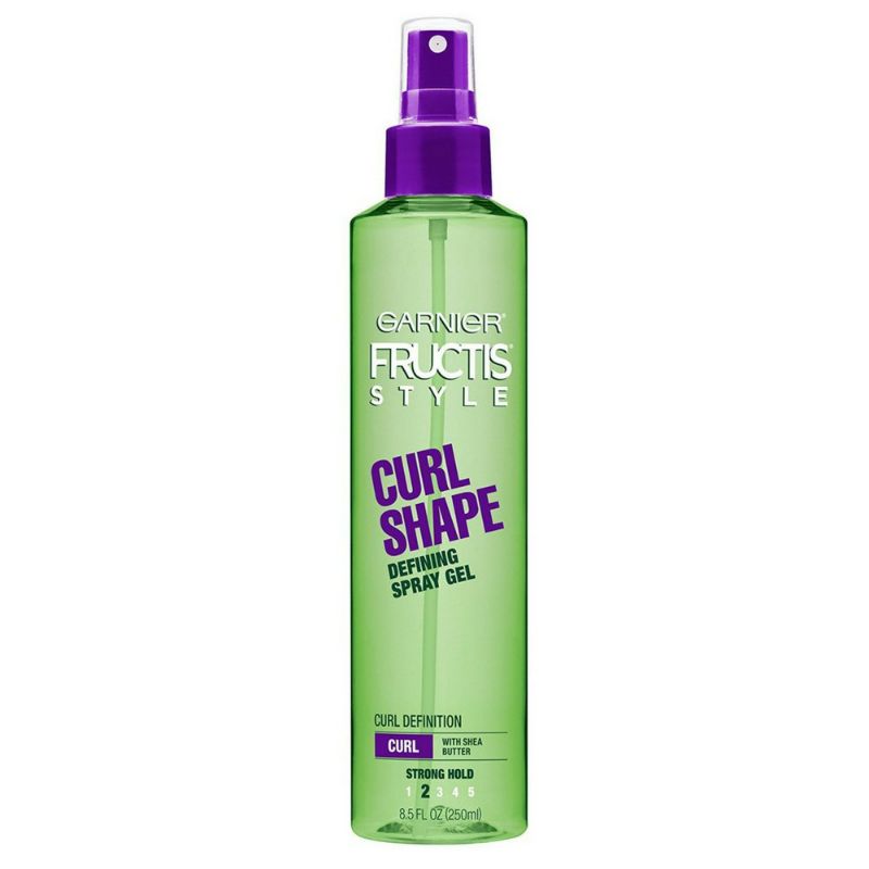 Photo 1 of Garnier Fructis Style Curl Shape Defining Spray Gel for No Frizz, 8.5 Fl Oz