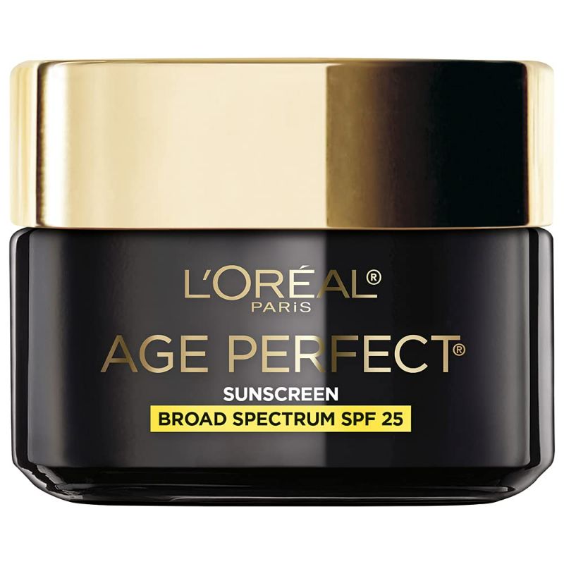 Photo 1 of L'Oreal Paris Age Perfect Cell Renewal Anti-Aging Day Moisturizer with SPF 25, Vitamin E & Antioxidants to Smooth Wrinkles & Firm Skin, 1.7 oz