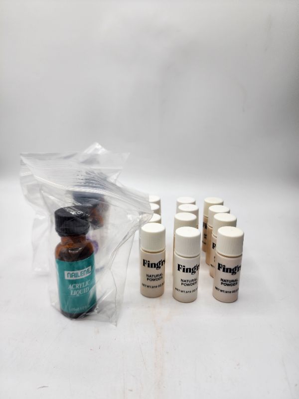 Photo 1 of Nailene 3 Pack Acrylic Liquid and 12 Pack Nail Powder 