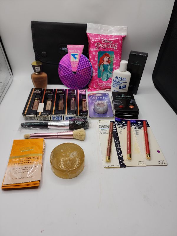 Photo 1 of Miscellaneous Variety Brand Name Cosmetics Including (( Almay, Revlon, MAybelline, Loreal, Mally, Vincent Longo, Fetish, Sally Hansen)) Including Discontinued Makeup Products
