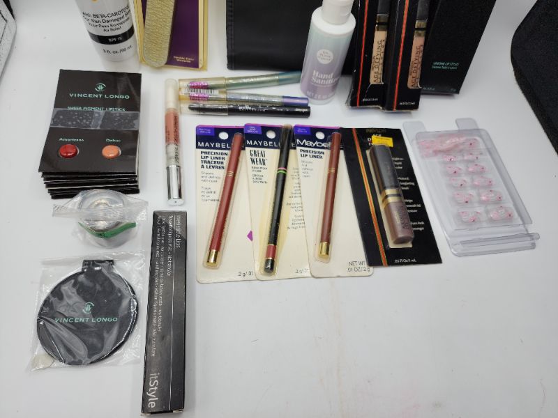 Photo 3 of Miscellaneous Variety Brand Name Cosmetics Including (( Cabot, Revlon, Maybelline, Vincent Longo, Sally Hansen, Pro 10, It Style))   Including Discontinued Makeup Products