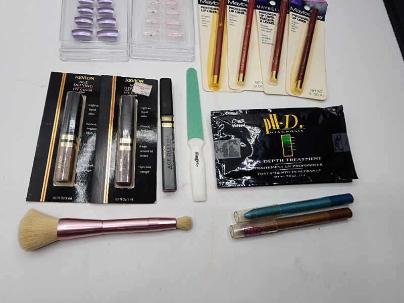 Photo 3 of Miscellaneous Variety Brand Name Cosmetics Including (( Revlon, Ph-D, Vincent Longo, Mally, Maybelline, Cabot, Danelle Creations)) Including Discontinued Makeup Products