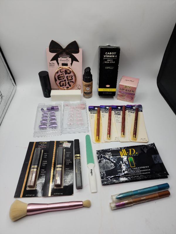 Photo 1 of Miscellaneous Variety Brand Name Cosmetics Including (( Revlon, Ph-D, Vincent Longo, Mally, Maybelline, Cabot, Danelle Creations)) Including Discontinued Makeup Products