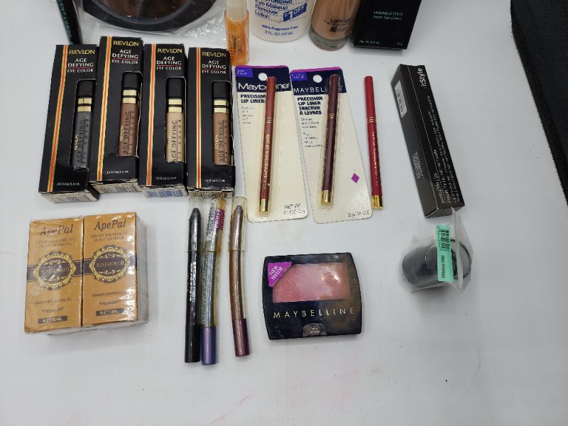 Photo 3 of Miscellaneous Variety Brand Name Cosmetics Including (( Almay, Maybelline, Vincent Longo, Revlon, Lift UP, ApePal, ItStyle)) Including Discontinued Makeup Products