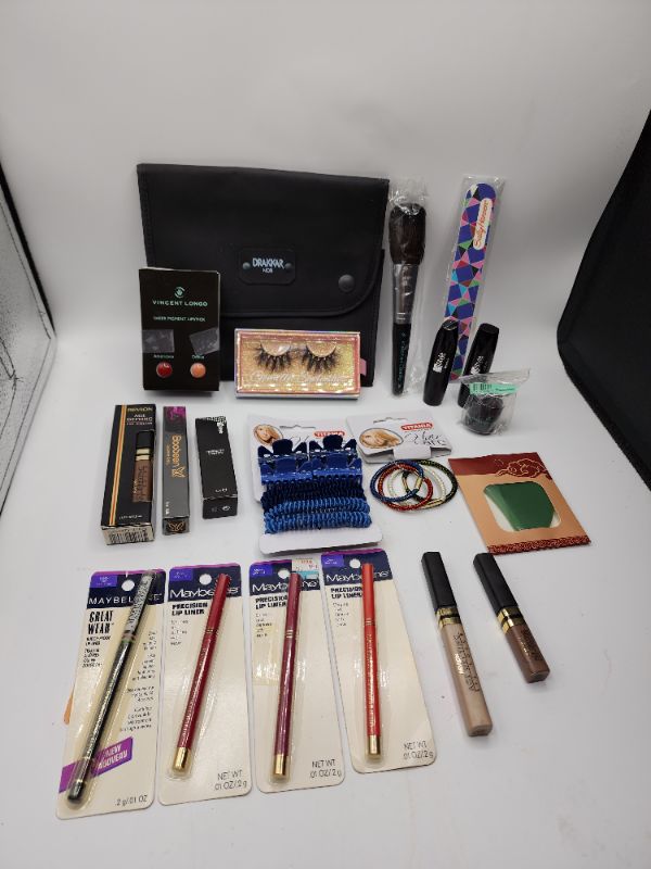 Photo 1 of Miscellaneous Variety Brand Name Cosmetics Including (( Sally Hansen, Vincent Longo, Boobeen, Revlon, Maybelline, Titania, ItStyle)) Including Discontinued Makeup Products