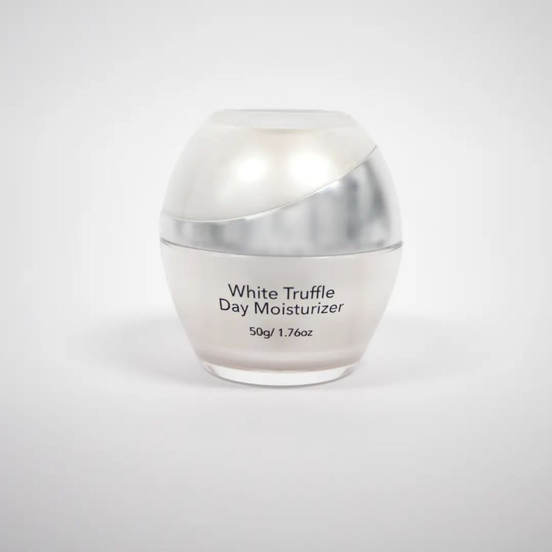 Photo 1 of White Truffle Day Moisturizer Smoothens Hydrates Lightweight Leaves Skin Radiant Delivers Hydration to Retain Moisture Keep Skin Rich Formula Shea Butter Green Tea Safflower White Truffle Aloe Vera Improve Fine Lines and Wrinkles Daily Use New $300