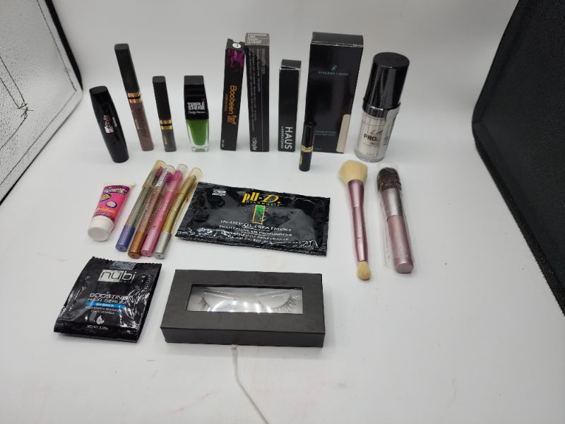 Photo 1 of Miscellaneous Variety Brand Name Cosmetics Including (( Mally, ItStyle, Maybelline, Vincent Longo, Nubi, Revlon, LA Color, PH-D, Boobeen, Haus)) Including Discontinued Makeup Products