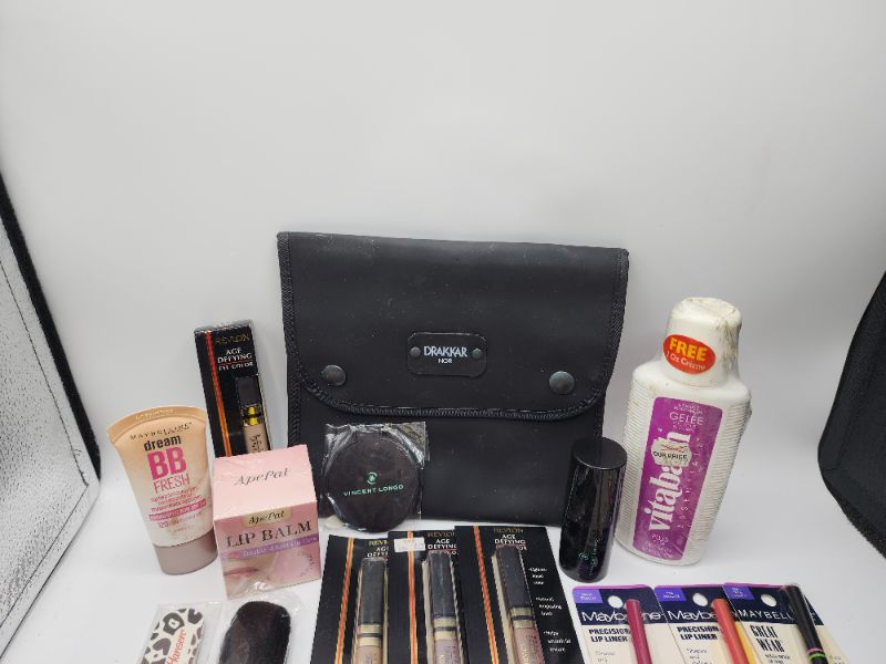 Photo 2 of Miscellaneous Variety Brand Name Cosmetics Including (( Sally Hansen, Vitaban, Cabot, Maybelline, Vincent Longo, Mally, Revlon, Drakkar)) Including Discontinued Makeup Products