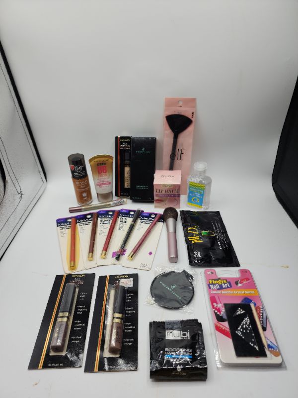 Photo 1 of Miscellaneous Variety Brand Name Cosmetics Including (( Elf, PH-D, Mally, Nubi, Maybelline, Vincent Longo, Revlon, Drakkar)) Including Discontinued Makeup Products