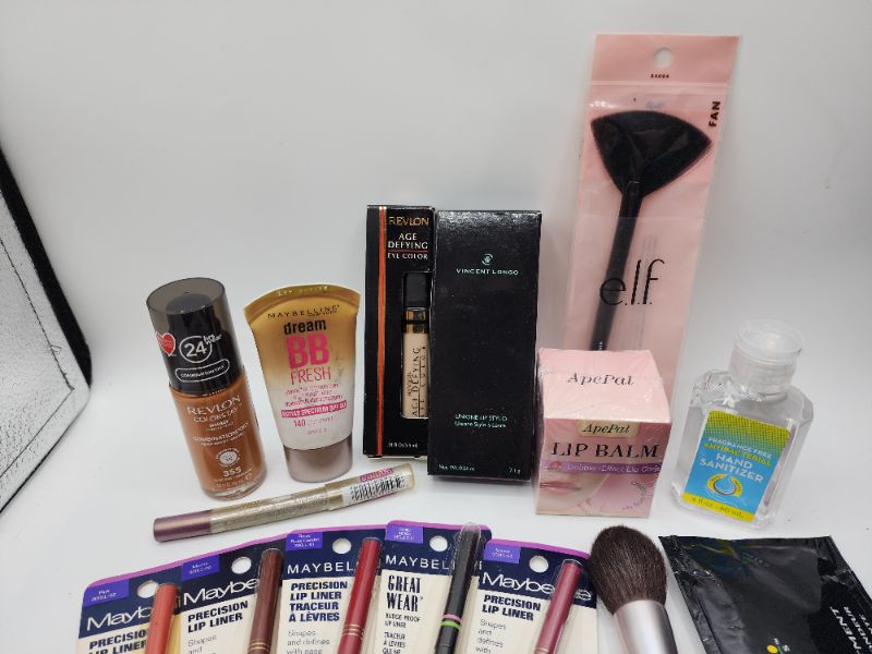 Photo 2 of Miscellaneous Variety Brand Name Cosmetics Including (( Elf, PH-D, Mally, Nubi, Maybelline, Vincent Longo, Revlon, Drakkar)) Including Discontinued Makeup Products