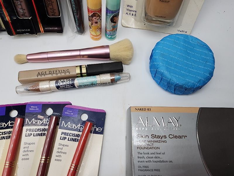 Photo 3 of Miscellaneous Variety Brand Name Cosmetics Including (( Almay, Loreal, Revlon, Maybelline, Sally Hanson, Mally, Ultima II, Lip Smackers, Vincent Longo, Pop Duet)) Including Discontinued Makeup Products